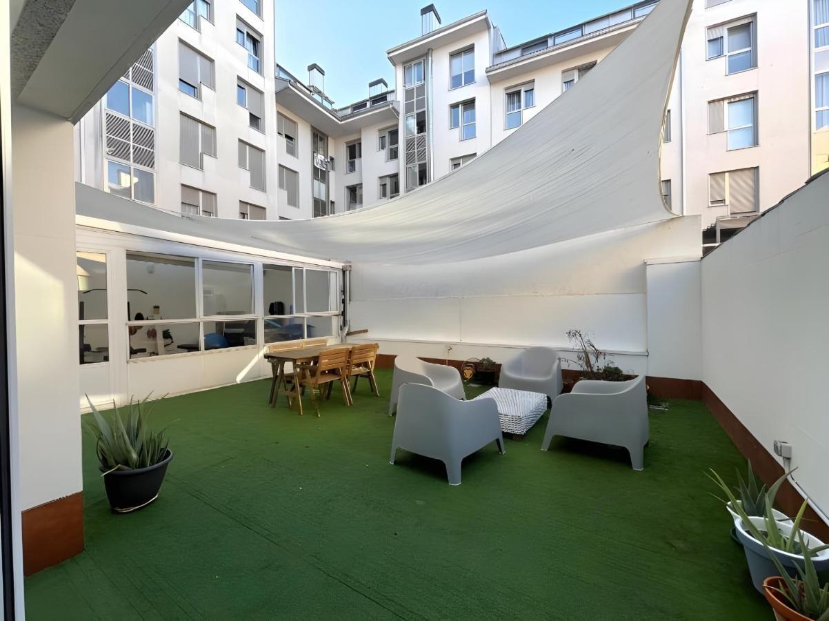 Amplio Y Moderno Piso De 4 Habitaciones Y Terraza Pontevedra Luaran gambar